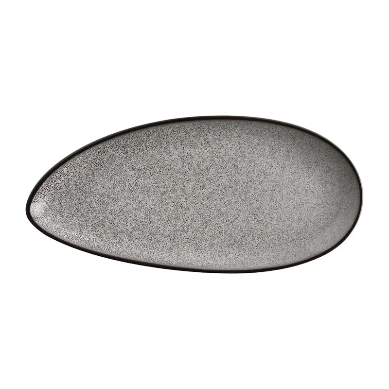SHIRAKAWA Teller flach blattförmig 25,5x12x2 CT6