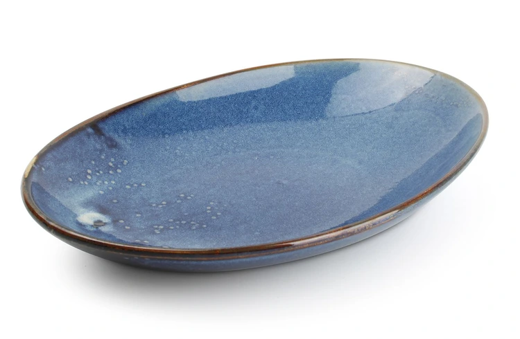 Teller tief 30x21xH3,7/5,5cm blue Nova