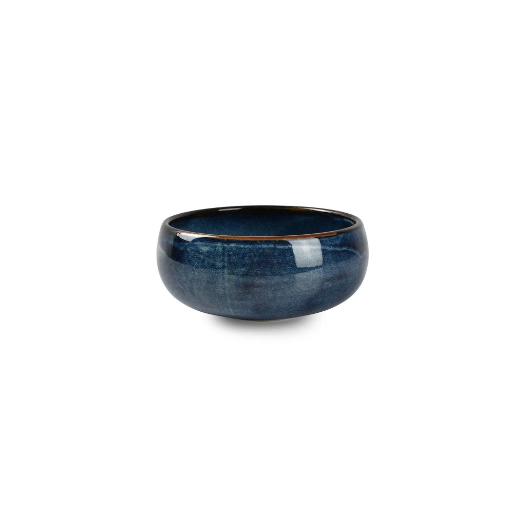 NOVA Schüssel 14xH6,5cm kugelform - blau