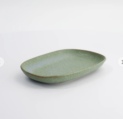 NANAKO Teller tief oval/hochkantig 19x13x2,4 Box 6/72