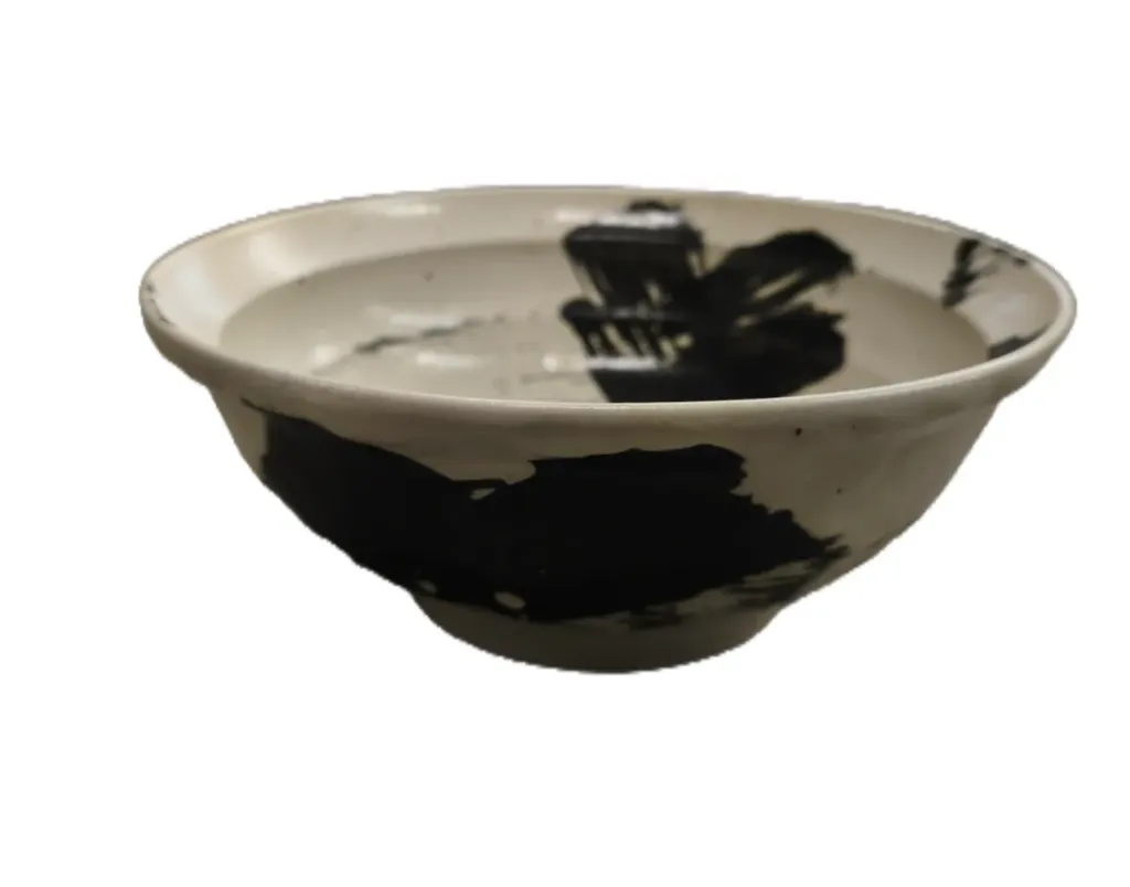 Ramen Schale D21,5 H9 - creme/schwarz