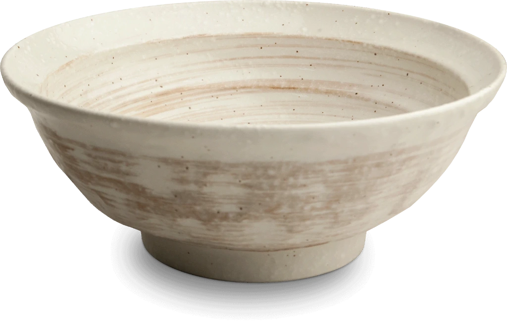 Ramen Schale D22 H9 - beige/creme