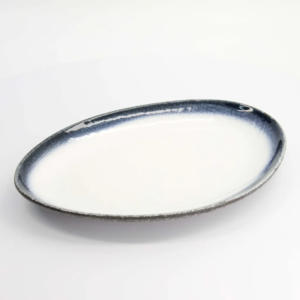HOKKYO KUSEI Teller muschelförmig 34x24x4