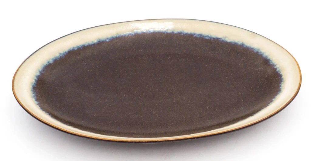 (D/R) KI NO JUHI Teller tief oval 36x25x4 groß