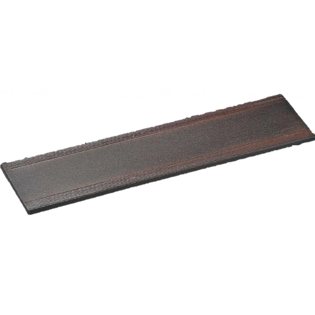 Japan Platte lang a.F 46x12x2,5 - braun/dunkelbraun