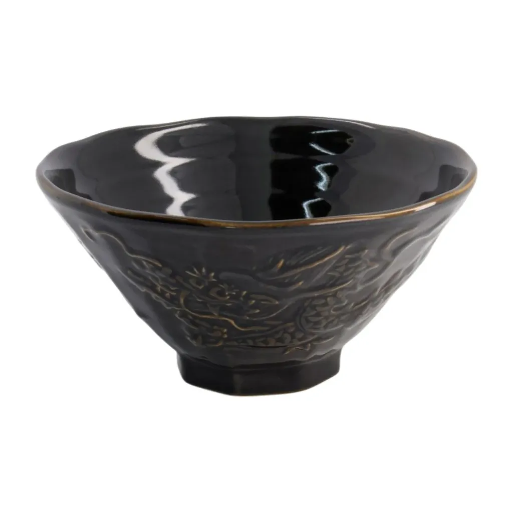 DRAGON / TRAPEZ Schale D19,8 H10 - schwarz