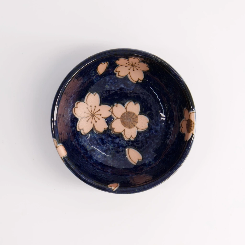 SAKURA Soße rund D8,5 H3,5 - blau/rosa Box 12/192