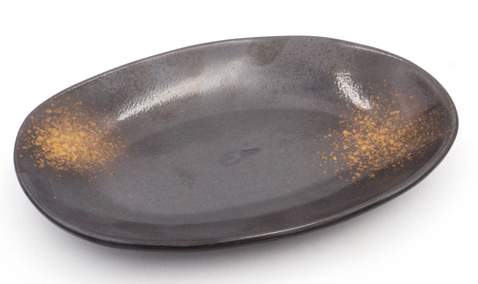 KANIRA Teller tief oval 27x18x3
