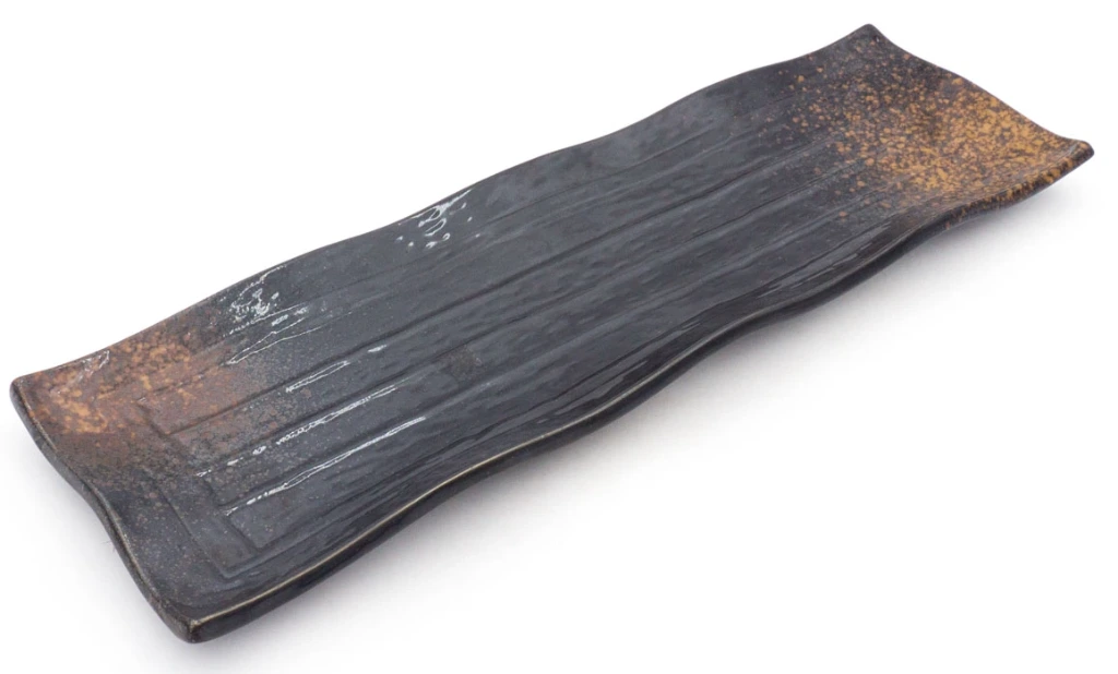 KANIRA Sushi Teller lang organisch groß 41x13x2,5