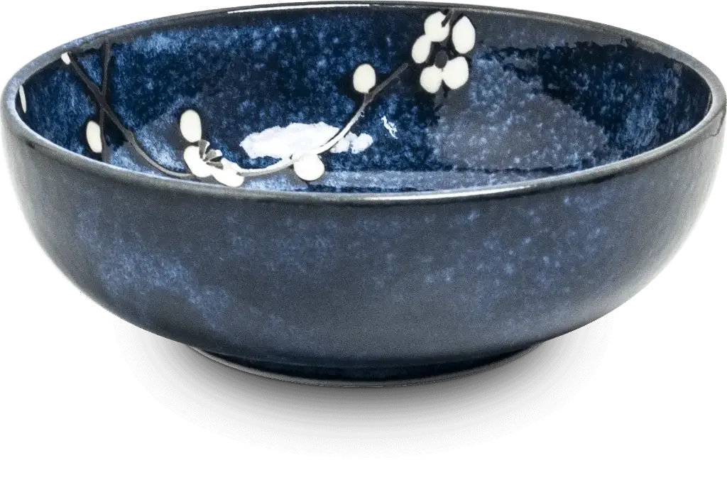 HANA BLUE Bowl dünn mittel D17,5 H6