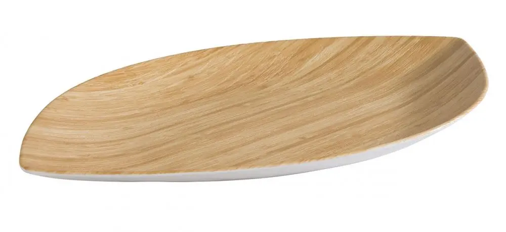MELAMIN Blatt-Teller BAMBOO 40x25,5cm