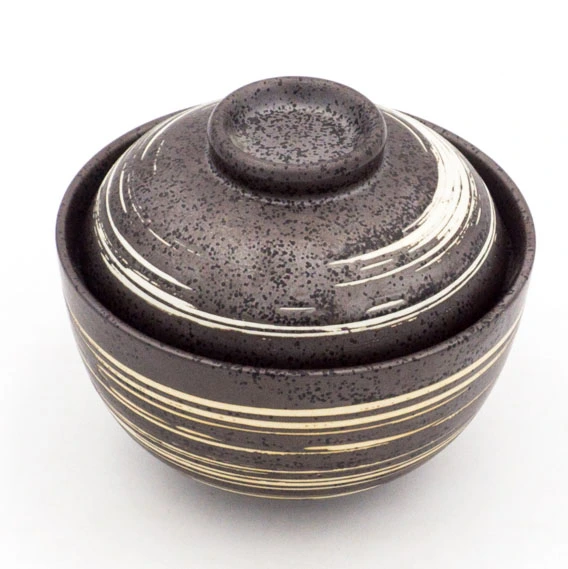 KUREPU Schale mit Deckel D11,5 H10