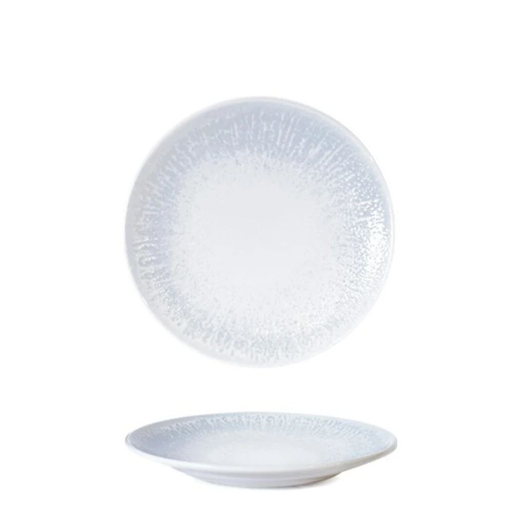 [SP2030093] Teller rund flach Valencia Lapis D21cm - blau/weiß
