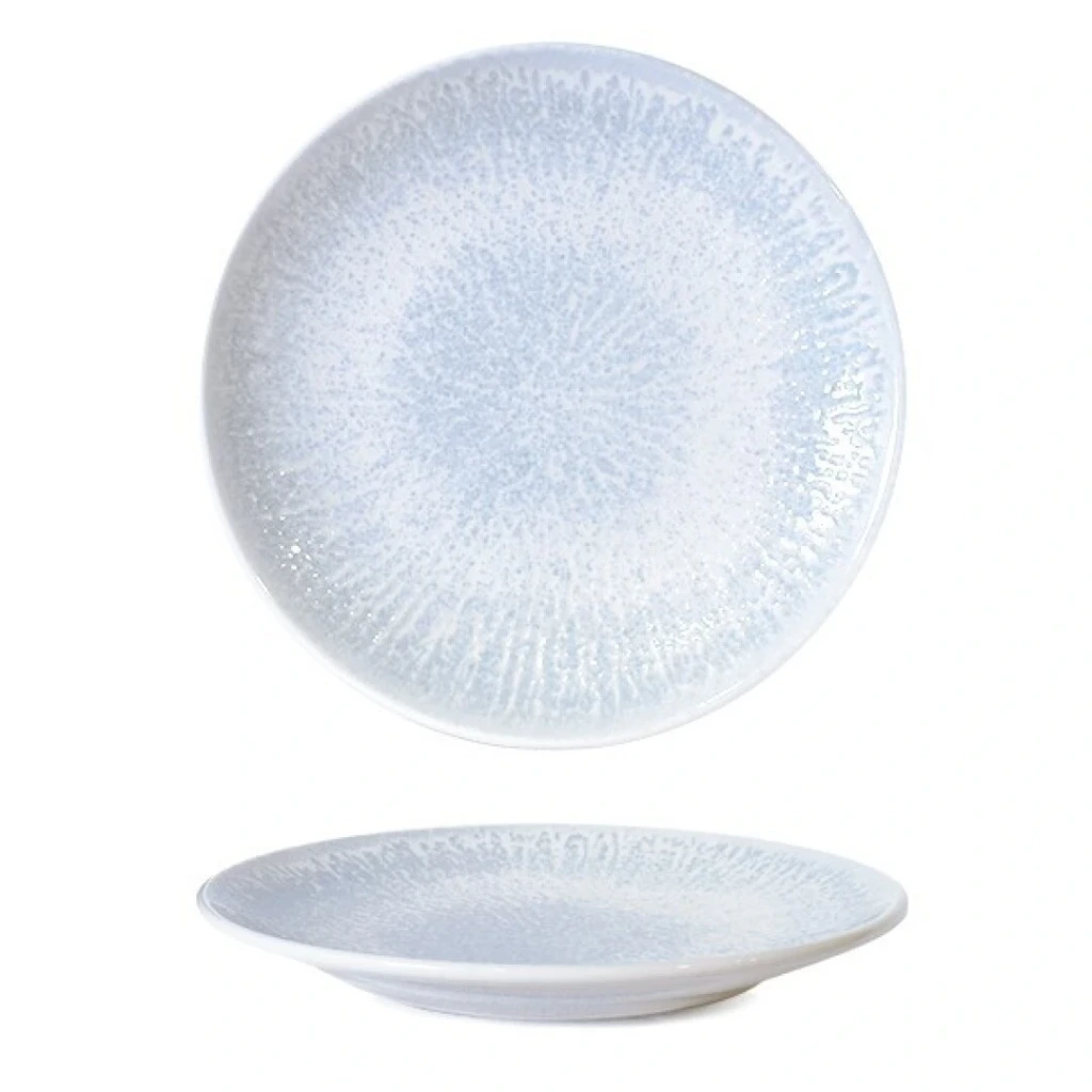 Teller Valencia Lapis D27cm - blau/weiß