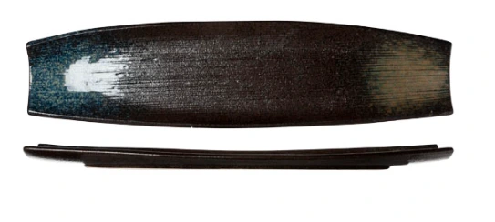 COSY & TRENDY BLACK YORU RECT PLATE 51X13XH3.5CM
