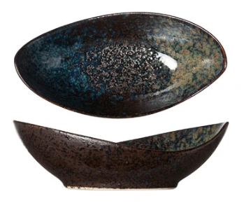COSY & TRENDY BLACK YORU BOWL OVAL16X8XH5CM9CL