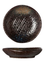 [BL9633409] COSY & TRENDY BLACK YORU PLATE 8CM