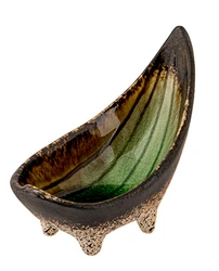 COSY & TRENDY FERVIDO GREEN APEROSCHALCHEN 12X6,5CMH9.7CM - AUF 4 FUSSE - FORM GONDEL