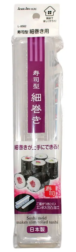 Sushi-Form MAKI transparent 20,5x4x4cm Box 10/120