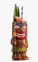 Tiki-Becher dunkelbraun Afrika Schützling