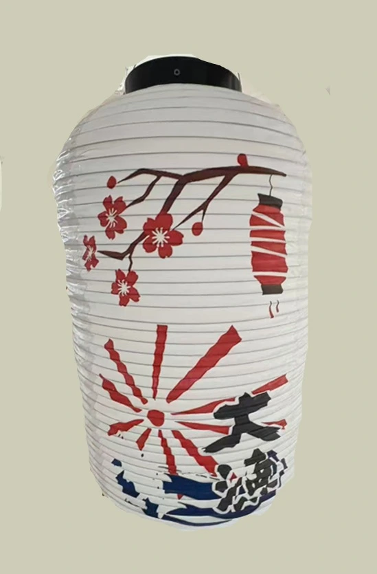 weiße Nylon-Lampion D25xH50 TV82186