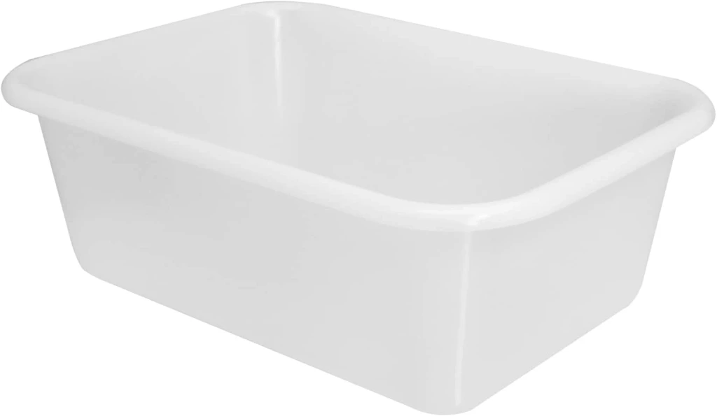 Wanne weiß 20L rechteckig 53x41x14