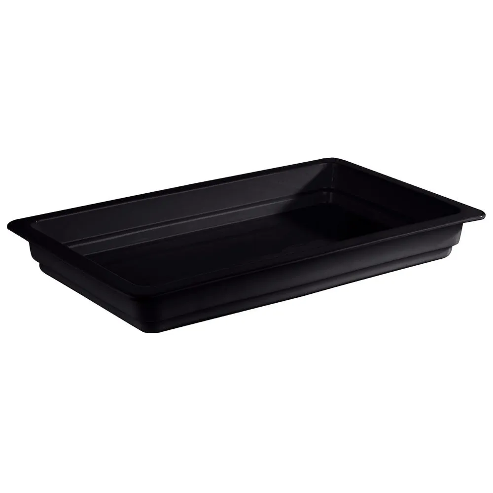 PET Behälter schwarz GN 1/1 53x32,5x6,5 (7,1 Liter)