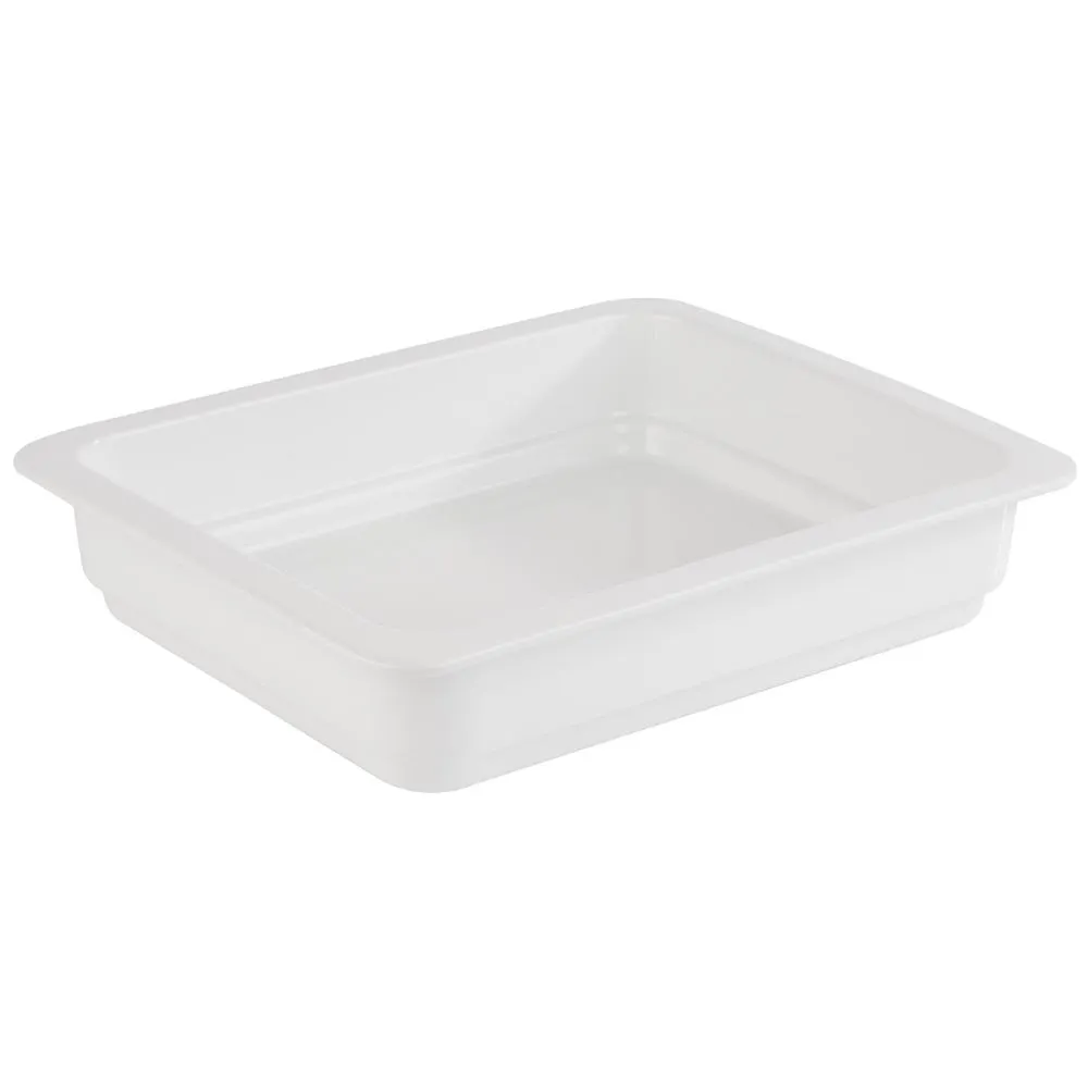 PET Behälter weiß GN 1/2 32,5x26,5x6,5 (3,4 Liter)