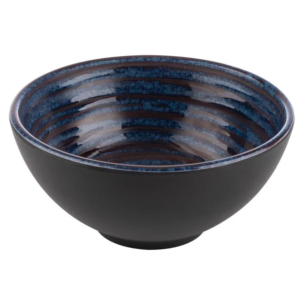 [AP85036] MELAMIN Schale hochkantig D15 H7 500ml - blau/grau