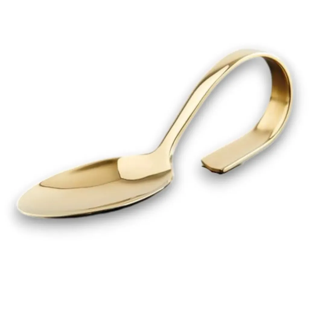[AP00691] Gourmet Löffel 18/8 Edelstahl L12cm - gold