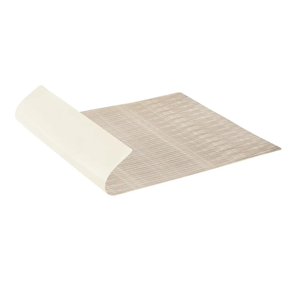 Tischmatte Silikon rechteckig 45x33cm - beige