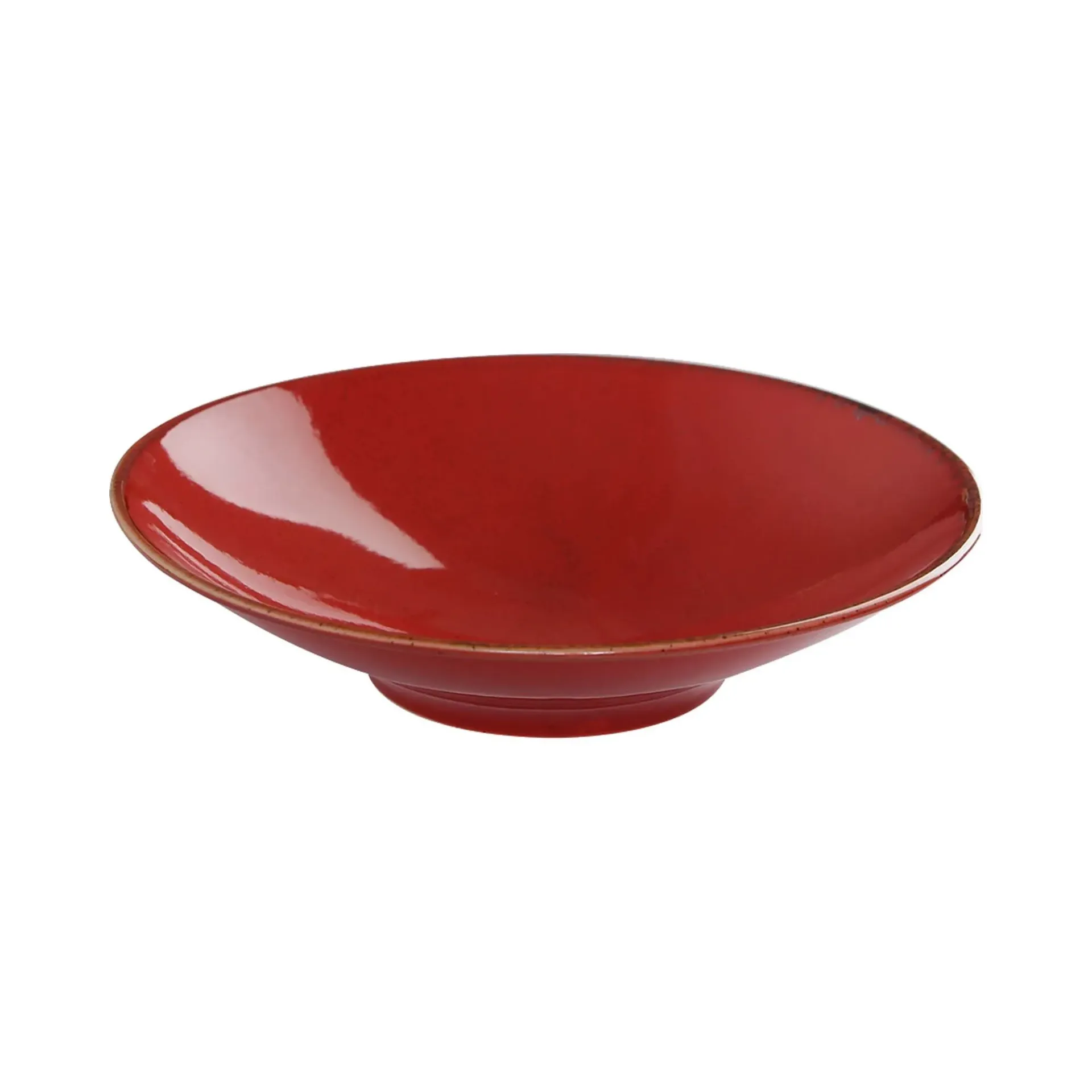 [PL04ALM001950] SEASON Teller mit Fuß D26cm - rot