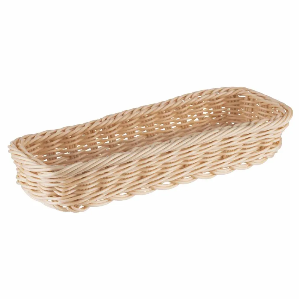 [AP40131] Besteckkorb 27x10x5 HANDMADE geflochten - hellbeige