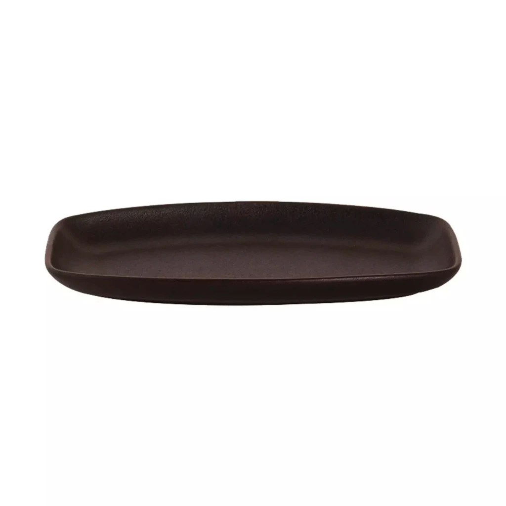 [MA534152] UNIVERSE Teller rechteckig tief 24x12,5 H2,5 - schwarz