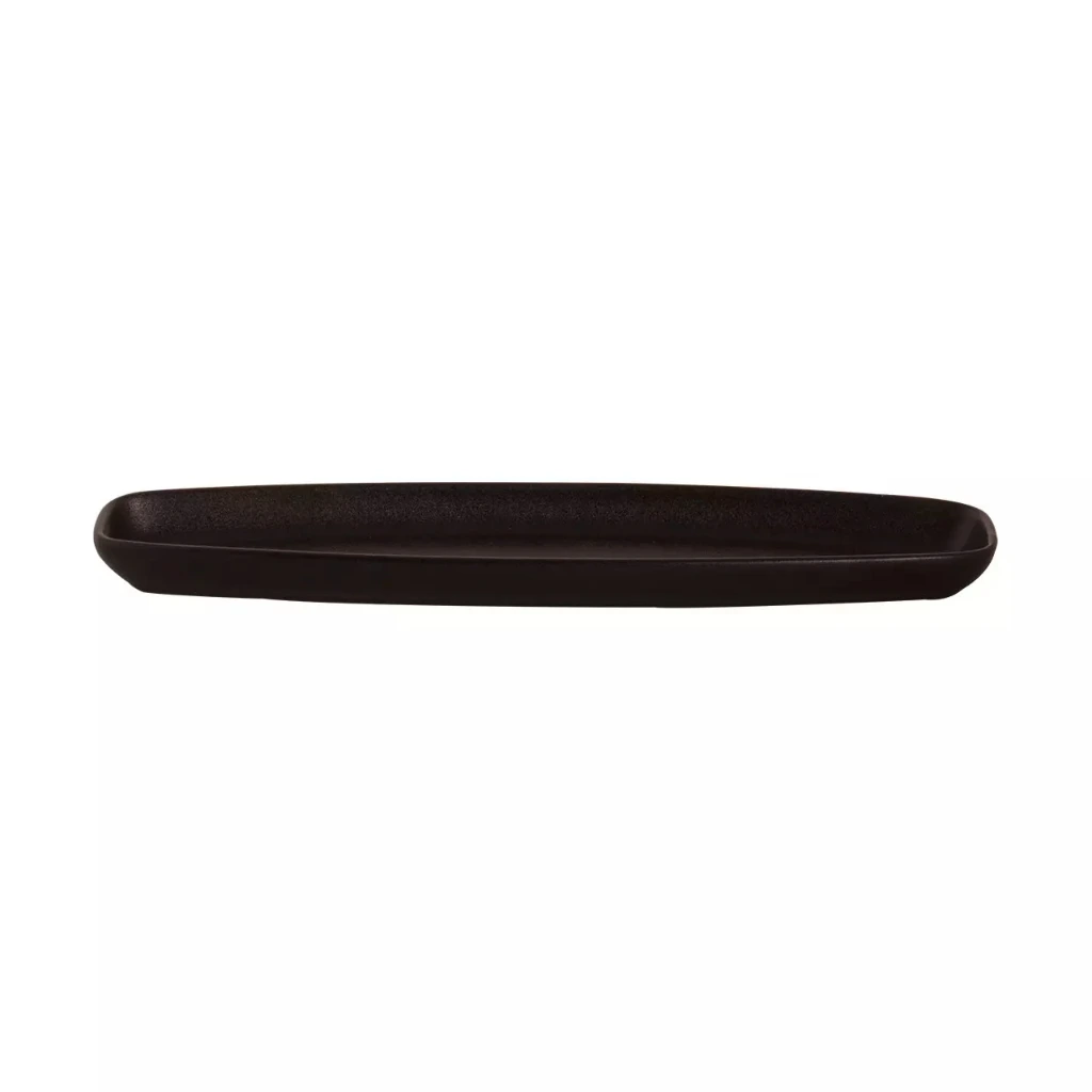[MA534150] UNIVERSE Teller rechteckig tief 33x8 H2,5 - schwarz