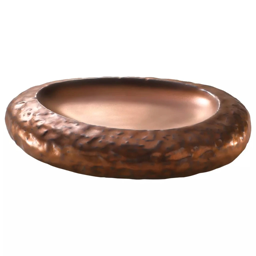 [MA535737] STONE Steinschale oval 17,5x14 H3,5 - bronz BOX 6