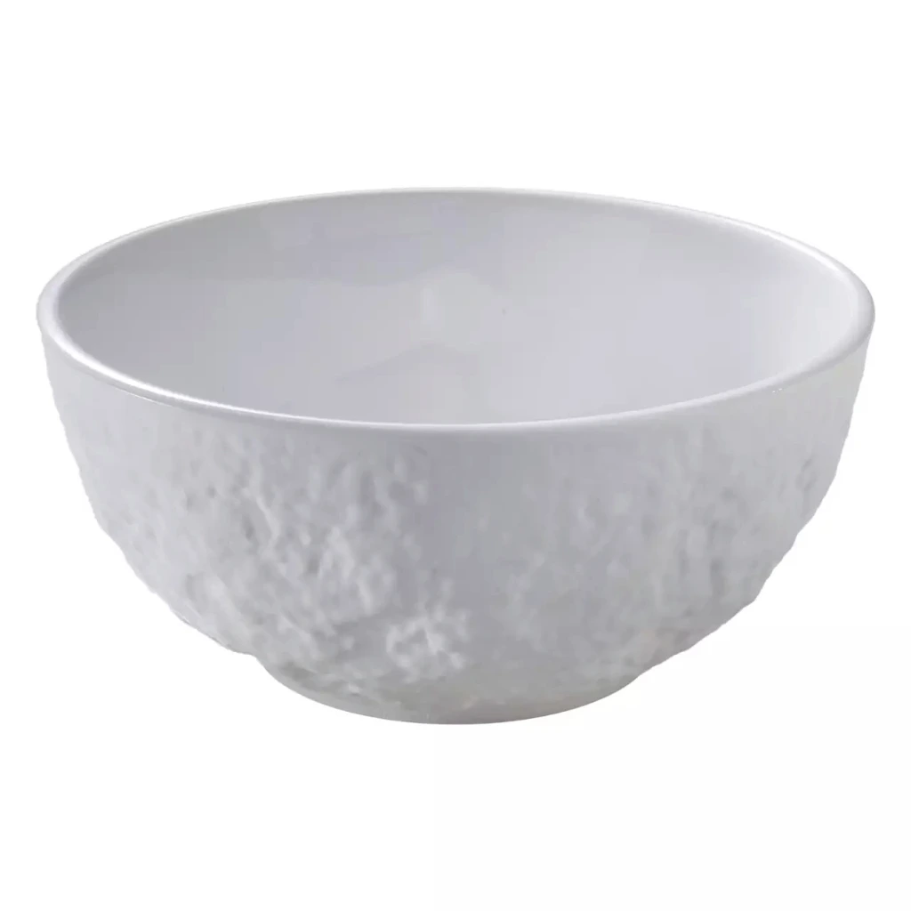 [MA535457] STONE Schüssel D14,5 H6,5 - weiß