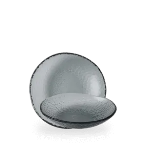 Viana Glass Dusk Organische Schale 8 1/4" Box 6