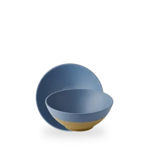 Emerge Oslo Blue  Melamin Tiefe Schale 28.5Cm Box 4 11.5cm 400cl 28.5CM 141OZ
