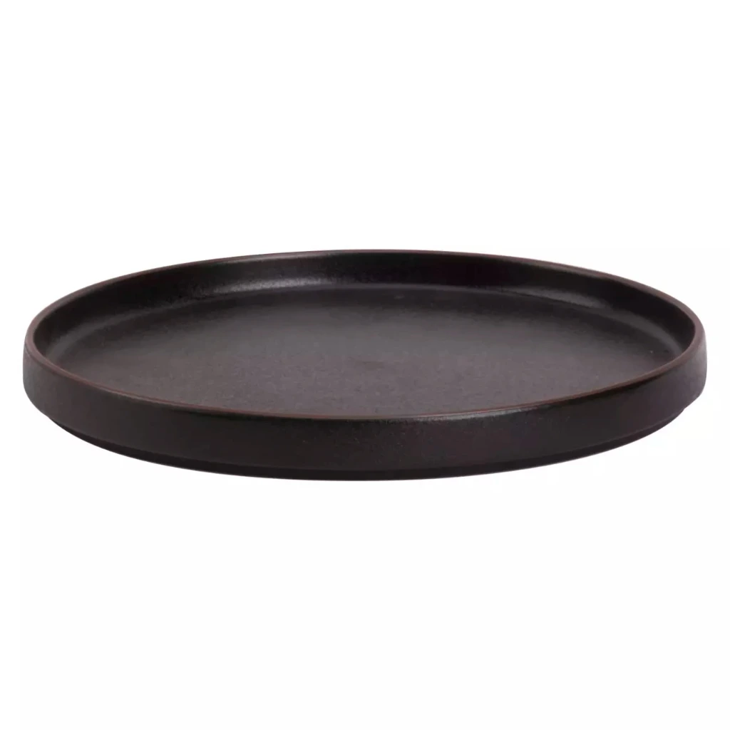 [MA535073] CAFE Teller rund hochkantig D26 - schwarz