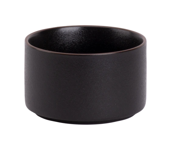 CAFE Schale rund hochkantig D10 H6cm - schwarz