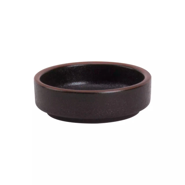 [MA535065] CAFE Soßen rund hochkantig D6,5 H2cm - schwarz