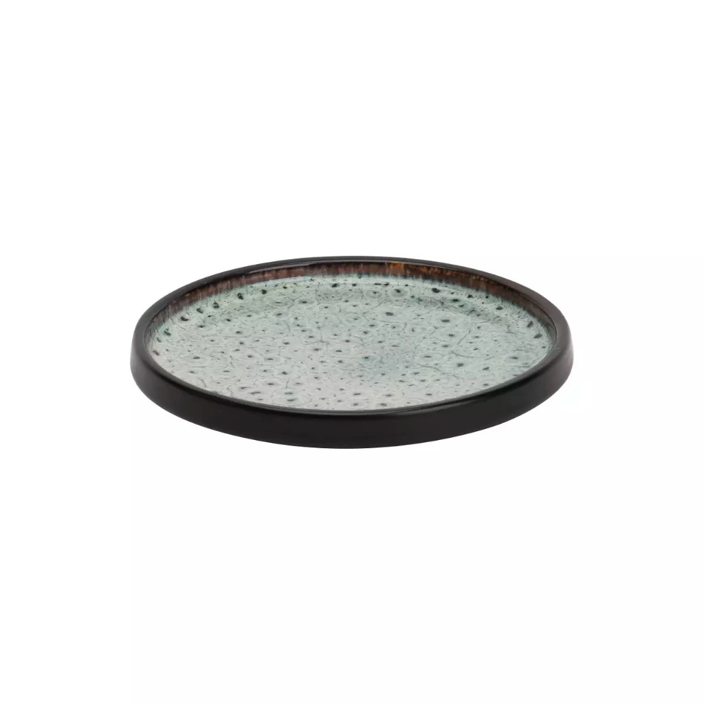 [MA535633] COCO Teller rund hochkantig D14,5 cm - blau