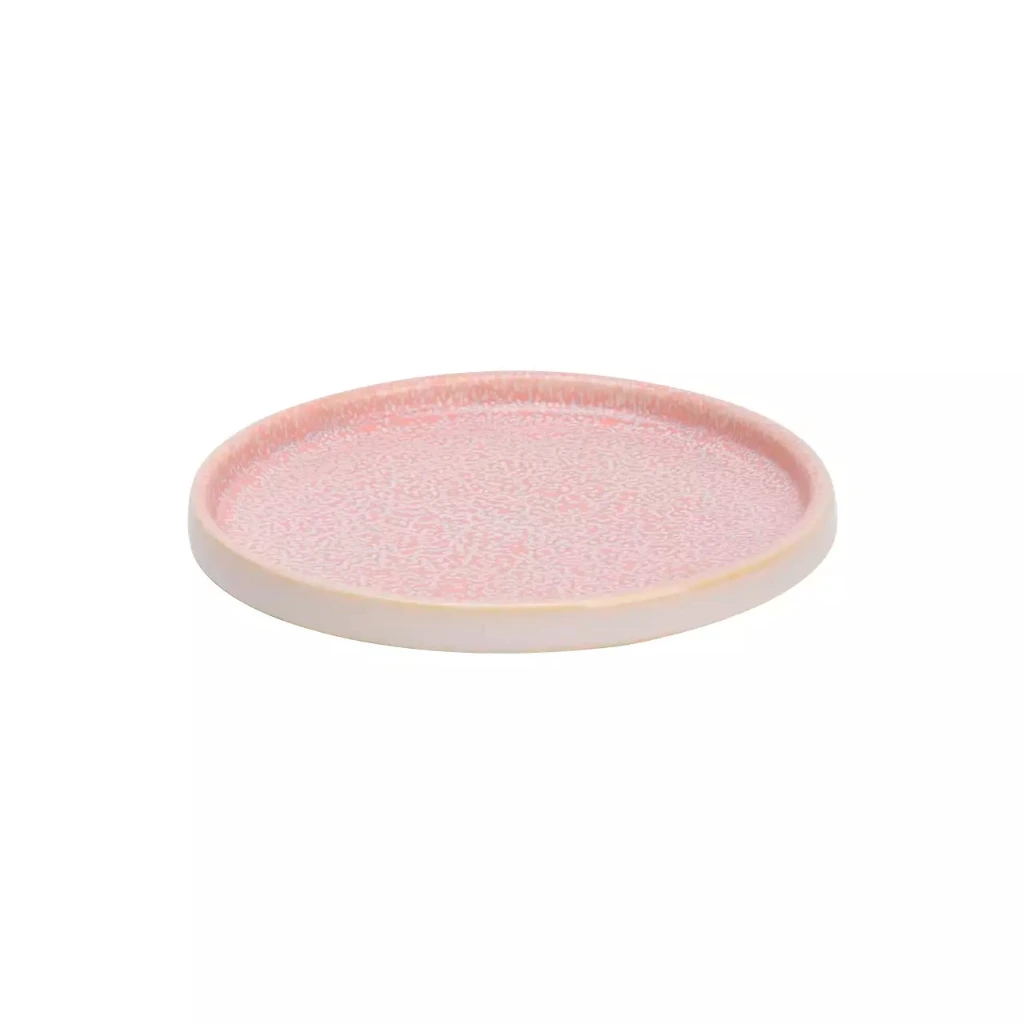 COCO Teller rund hochkantig D14,5 cm - rosa BOX 6