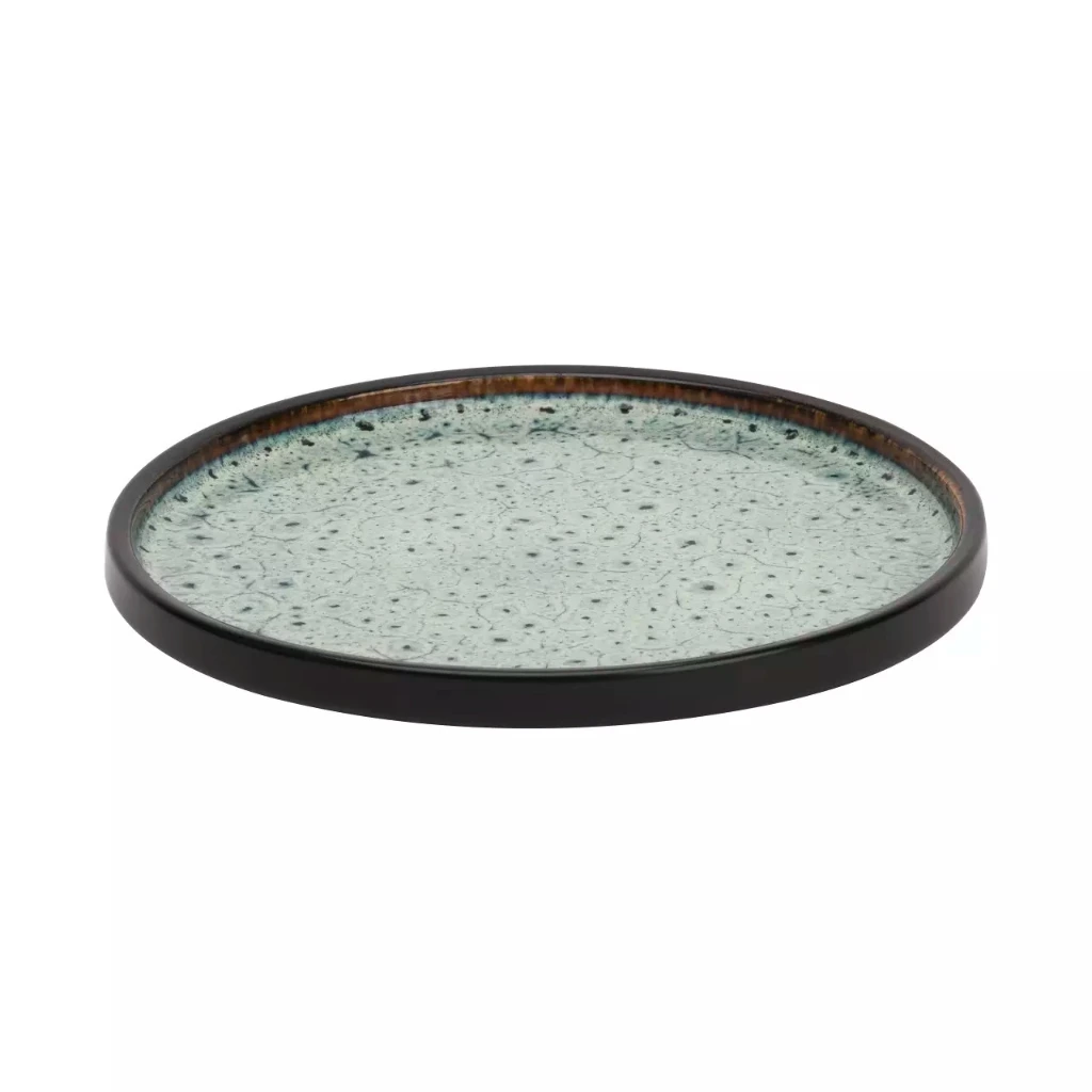[MA535632] COCO Teller rund hochkantig D19 cm - blau