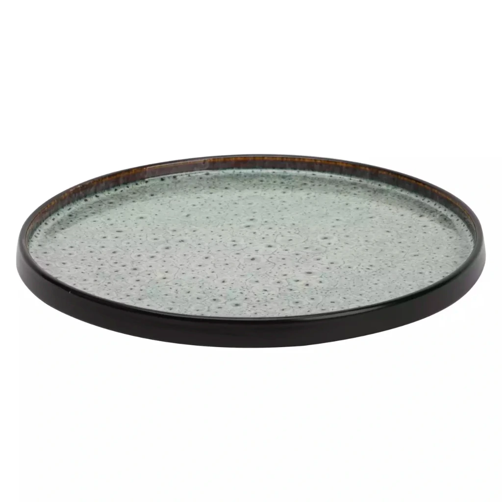 COCO Teller rund hochkantig D26 cm - blau BOX 6