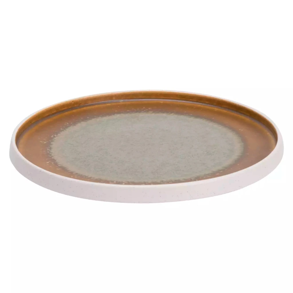 COCO Teller rund hochkantig D26 cm - grün BOX 6