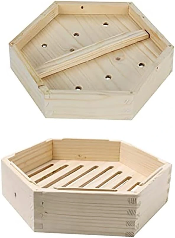 [DS82007] HEXAGON Dimsum sechseckig inkl. Deckel 18cm