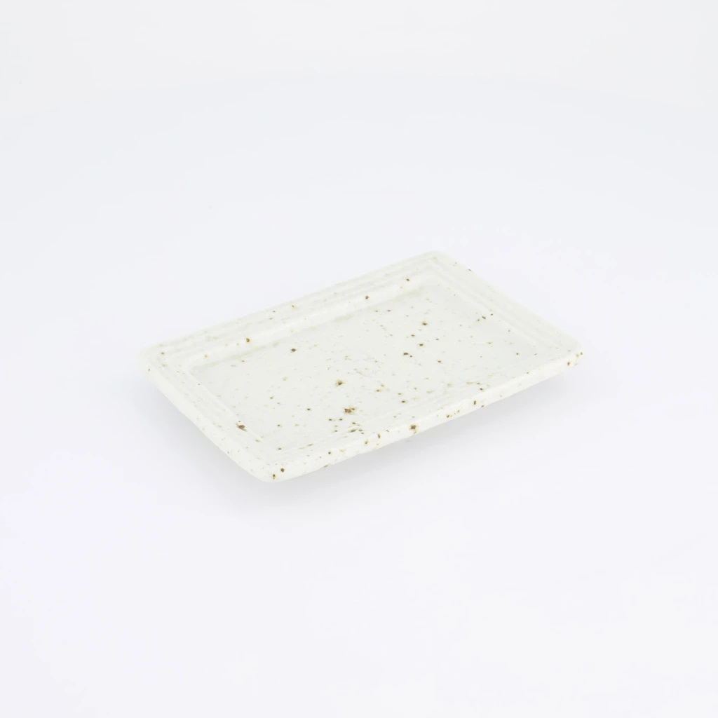 CRAFT Teller rechteckig 16,5x12cm - weiß Box 6/72