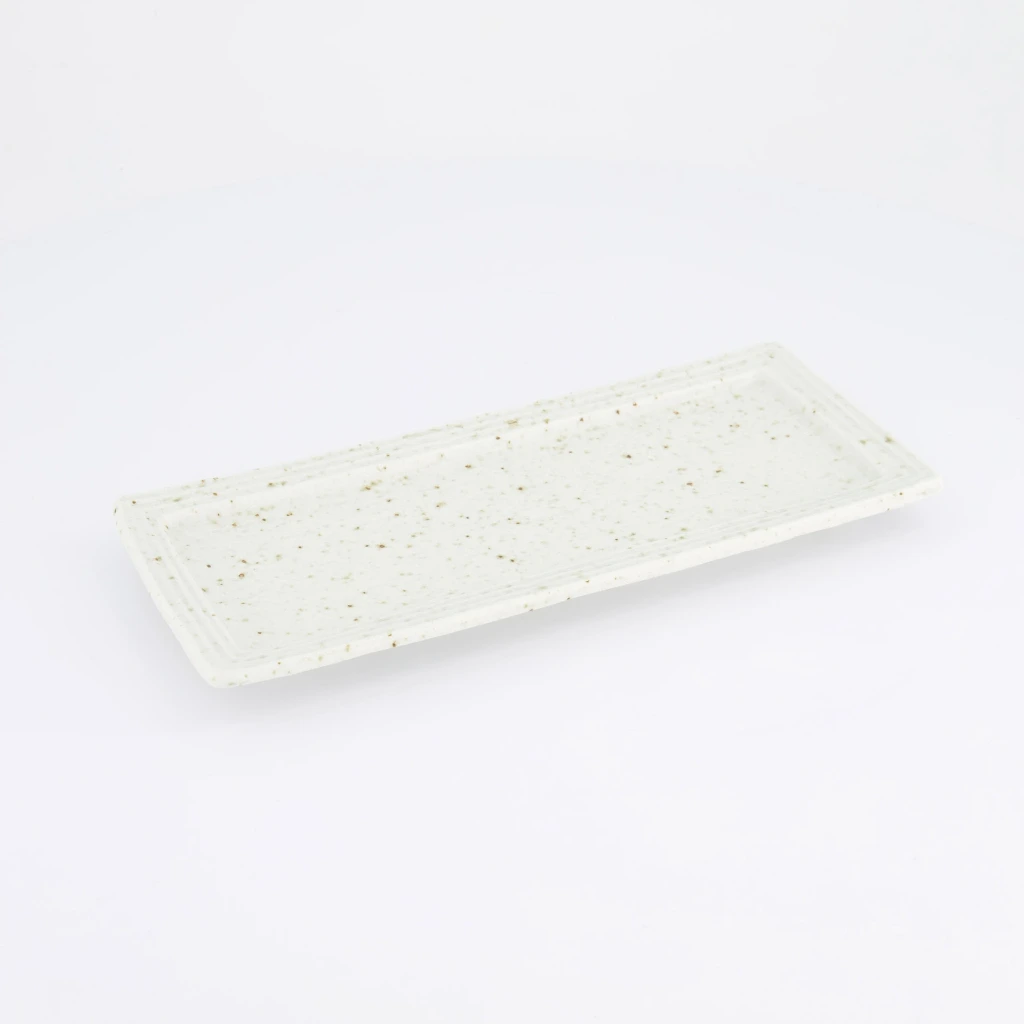 CRAFT Teller rechteckig 30x12cm - weiß Box 6/48